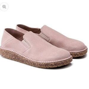 Birkenstock Women's Callan Suede Shoe soft pink size 38 (7.5)